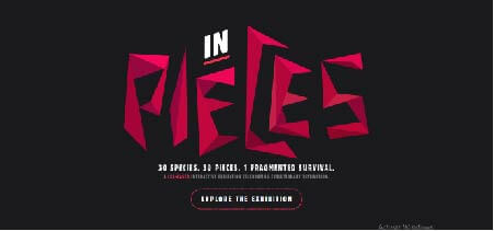 La portada de la web de especies in pieces