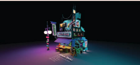 Captura de pantalla de la web portafolio de Jesse Zhou