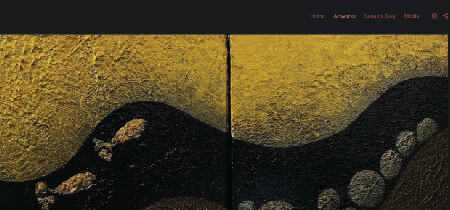 Screenshot of the portfolio page on Sonali Chaudhari's website