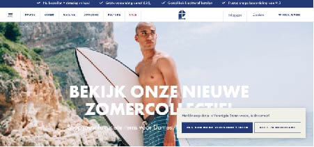 Protest Sportwear, una portada web muy acertada