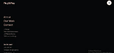 Captura de pantalla de la web "UX design"