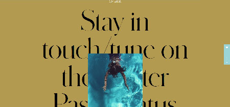 Street photography website with excellent layout