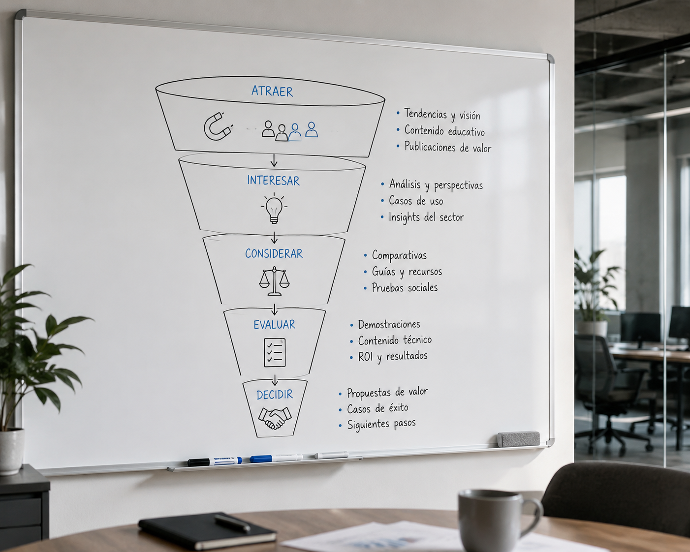 Estrategia de contenidos B2B en LinkedIn para decisores en 2026